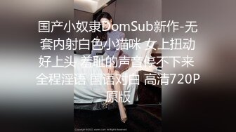 国产小奴隶DomSub新作-无套内射白色小猫咪 女上扭动好上头 羞耻的声音停不下来 全程淫语 国语对白 高清720P原版